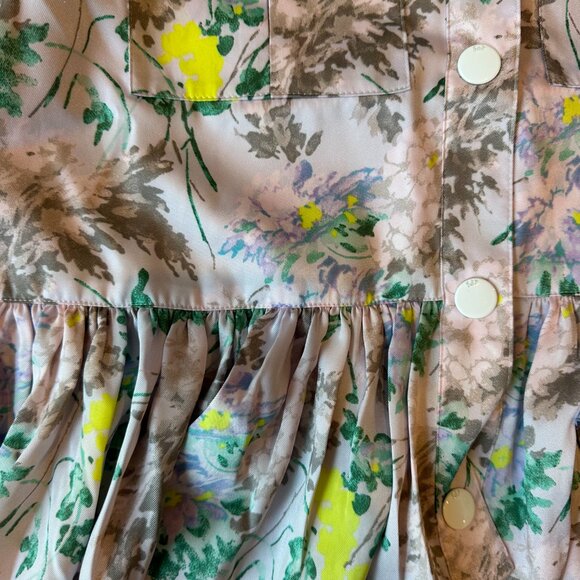 Cinq à Sept Avianna Floral Peplum-Hem Jacket - Picture 6 of 9